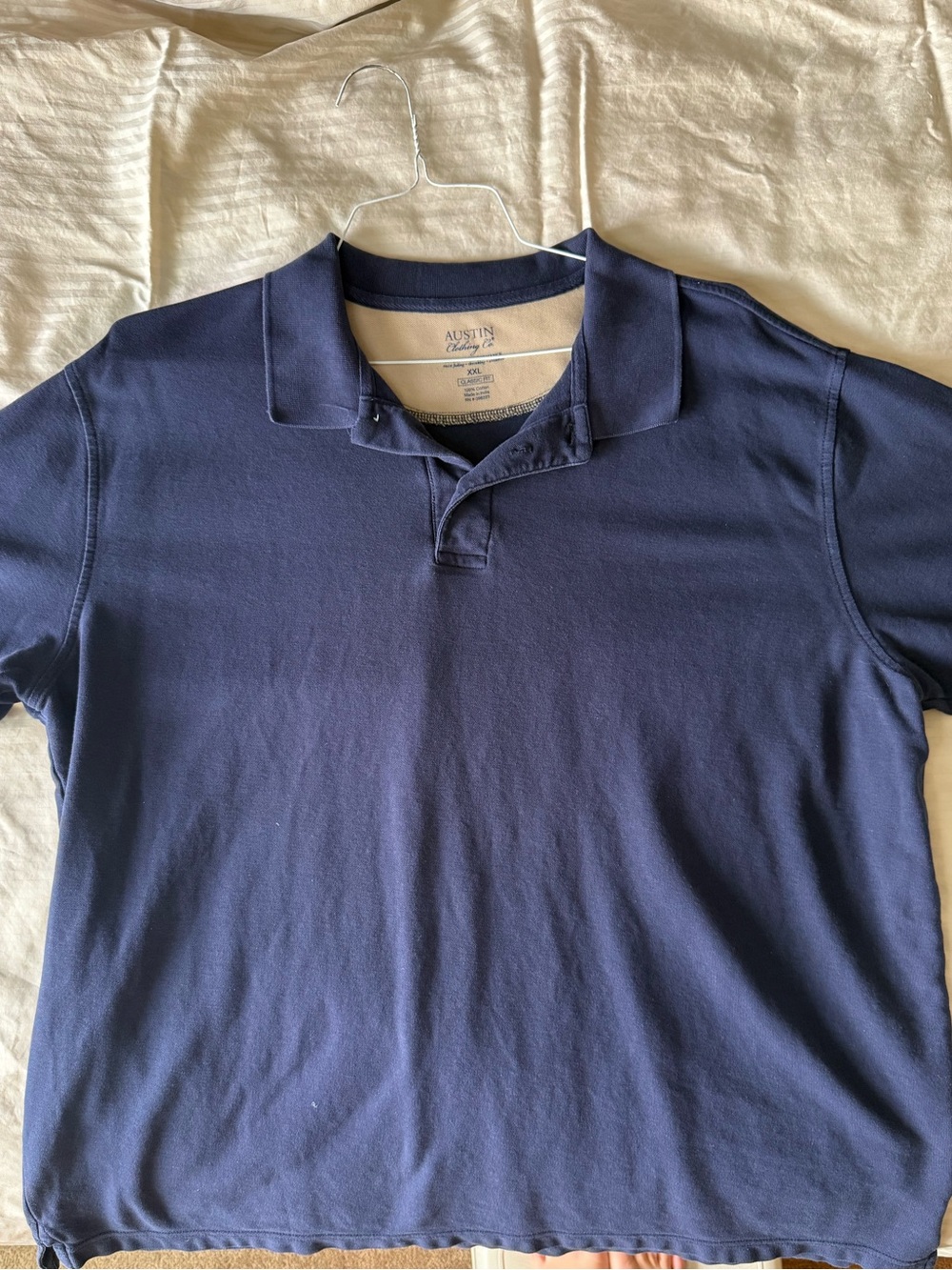 Austin Clothing Co. Men's Dark Navy Polo Shirt